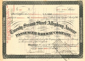 Twenty-Second Street and Allegheny Avenue Passenger Railway Co